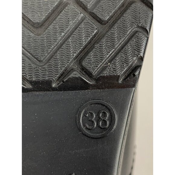 Dansko Black Leather Womens Clogs Size 38 US 7.5-8 Slip-On Comfort Shoes GUC - Picture 8 of 14